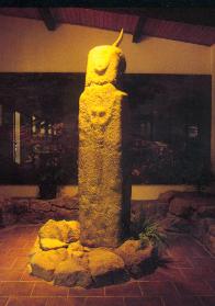 Muse de la prhistoire corse. La statue-menhir Scalsa-Murta