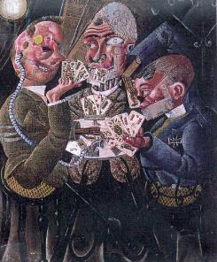 Invalides de la Grande Guerre  jouant aux cartes Otto Dix  1920