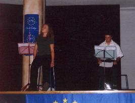 Fte de l'Europe 99 Spectacle de lecture-thtre au lyce Marseilleyre