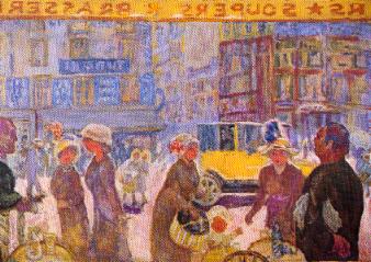 Paris La Place Clichy (1912) - Pierre Bonnard (1867-1947)